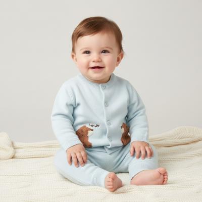 RBE07660S  Bear Knit set (0-12 months)