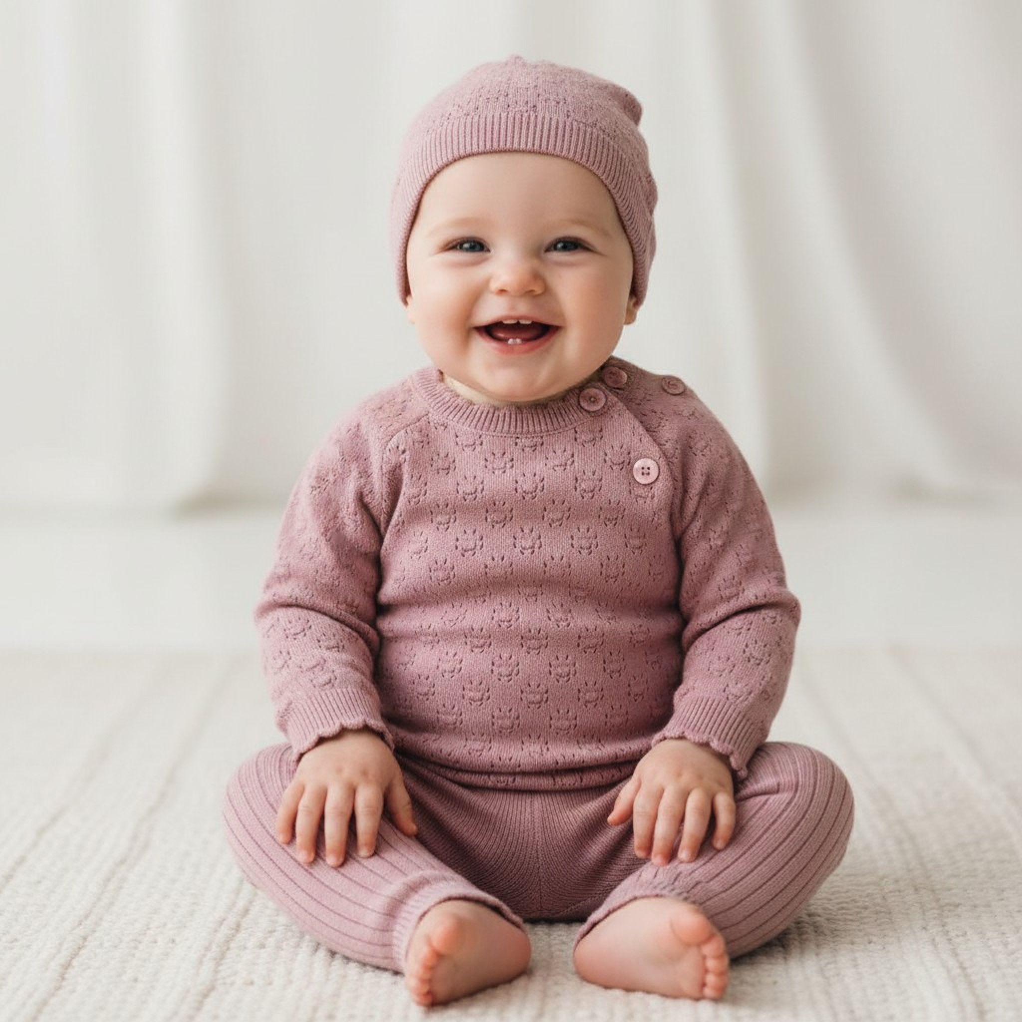 Rock a bye boutique E07701 * RBE07701P True Knit Cotton Set (0-12 months)