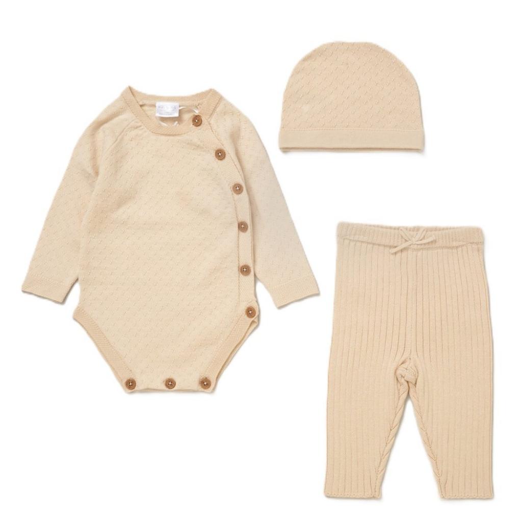 Rock a bye boutique E07703 * RBE07703 True Knit Cotton Set (0-12 months)