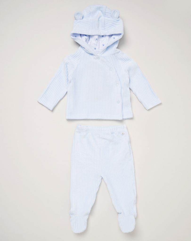 Rock a bye boutique E07783 * RBE07783  Ribbed velour nursery Set (0-9 months)