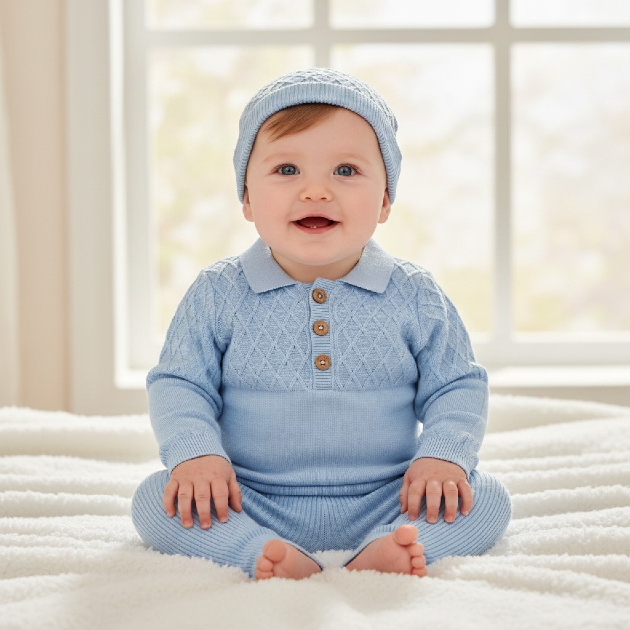 Rock a bye boutique E07980 * RBE07980S True Knit Cotton Set (0-12 months)