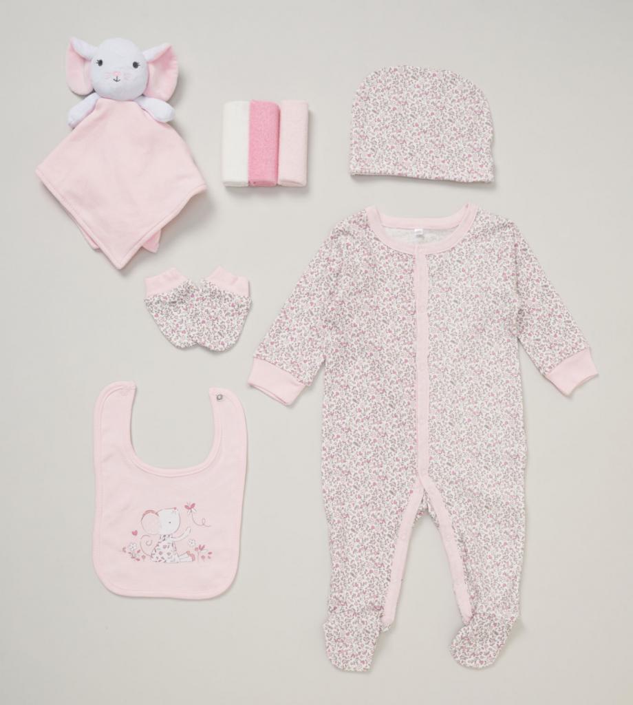 Rock a bye boutique E08794 * RBE08794 10 piece layette "Floral"(Nb-6 months)