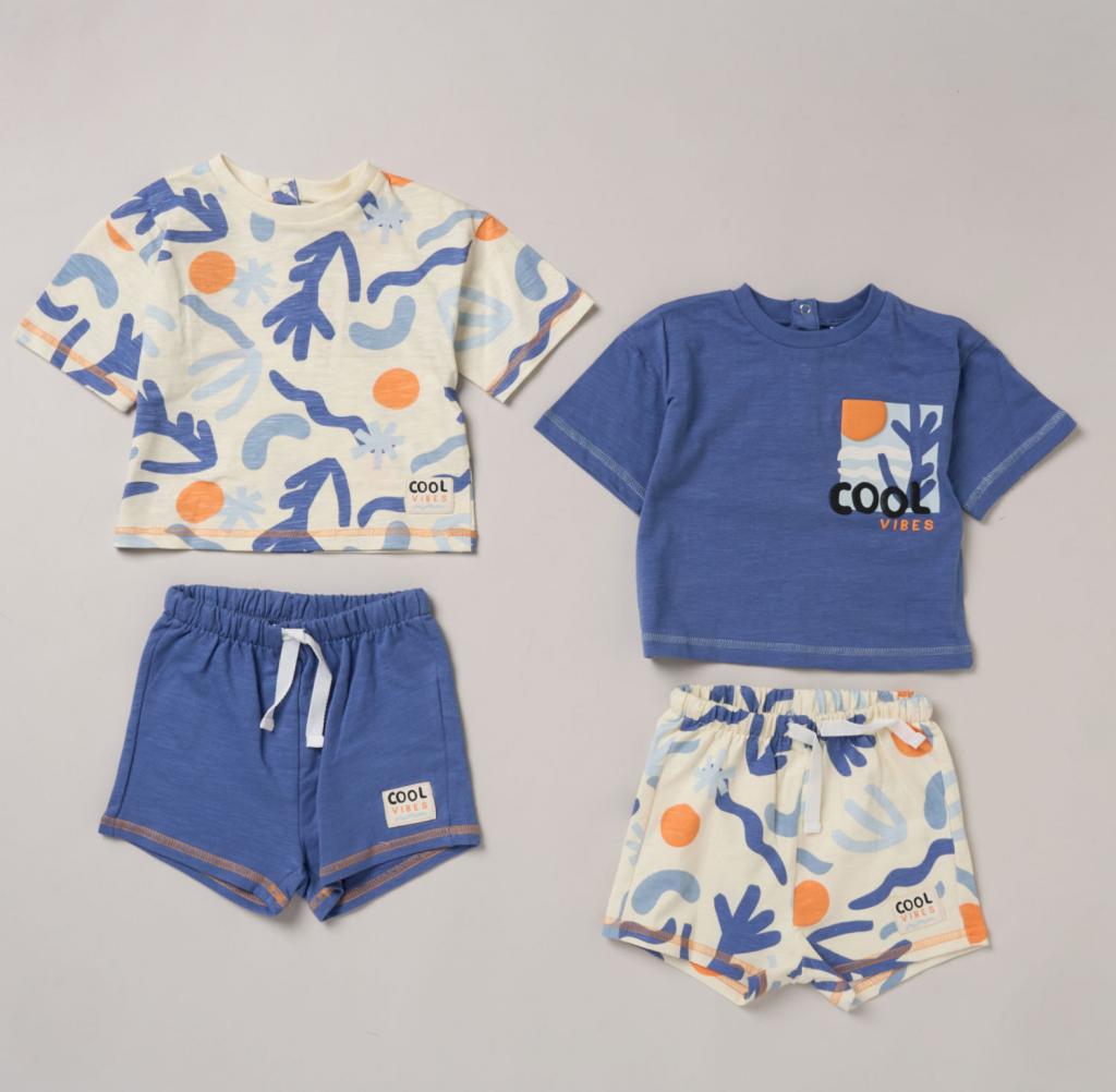 Lily & Jack F09061 TOD 5056756570972 LJF09061C Twin Pack "Cool Vibes" Outfit Set (2-4 years )