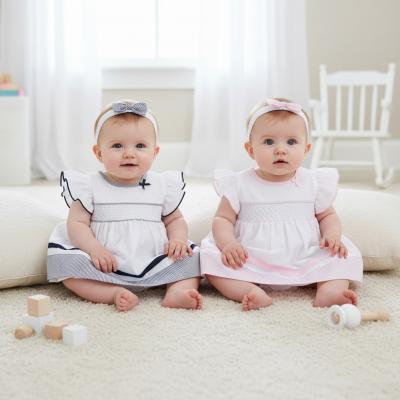 RBF09182-B  Smocked Dress Set  (9-24 months)