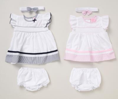 Rock a bye boutique F09182 NB 5056756552633 RBF09182A Smocked Dress Set (0-9 months)