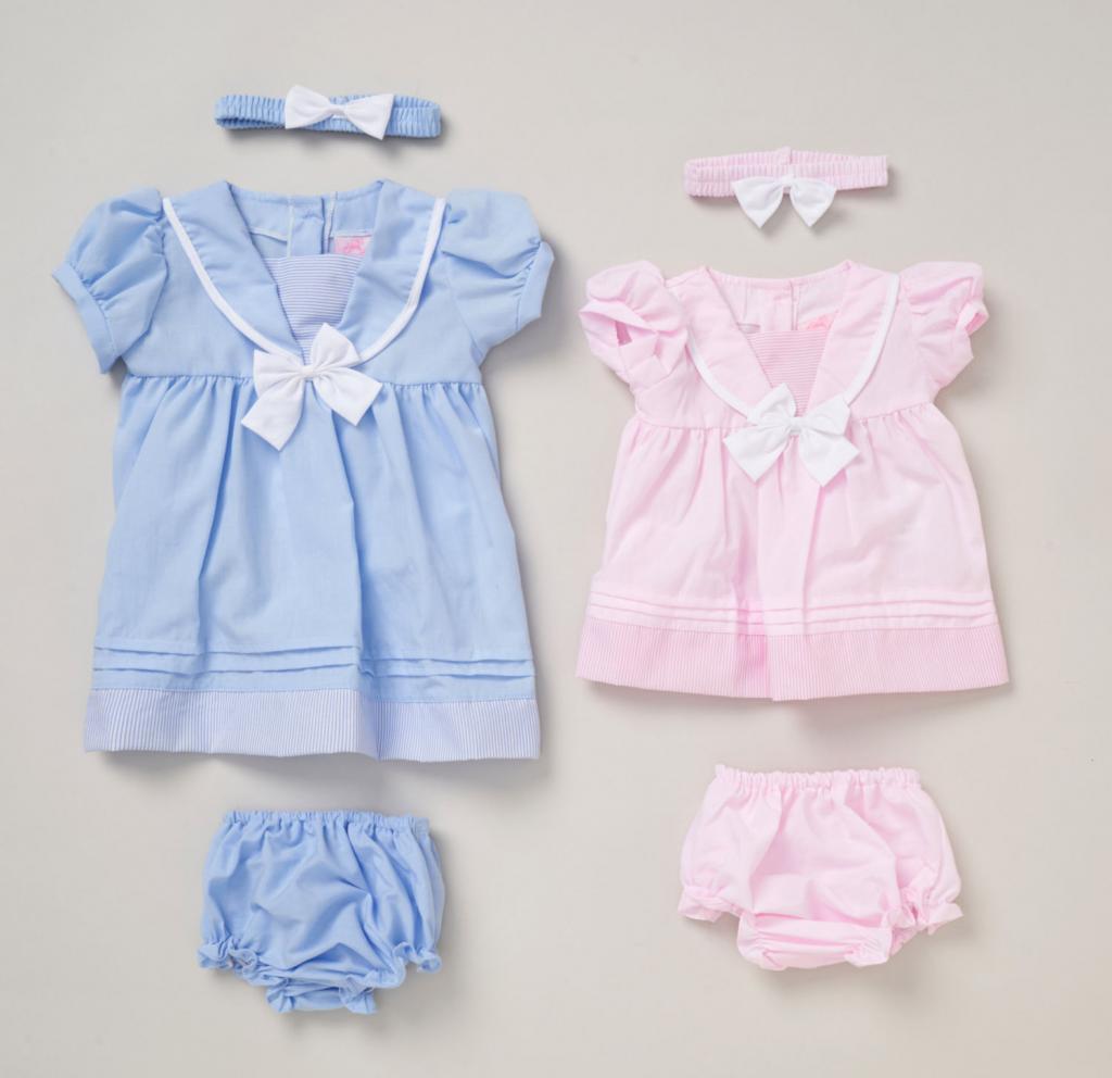 Rock a bye boutique F09183 NB 5056756552718 RBF09183A Sailor Style Dress Set (0-9 months)