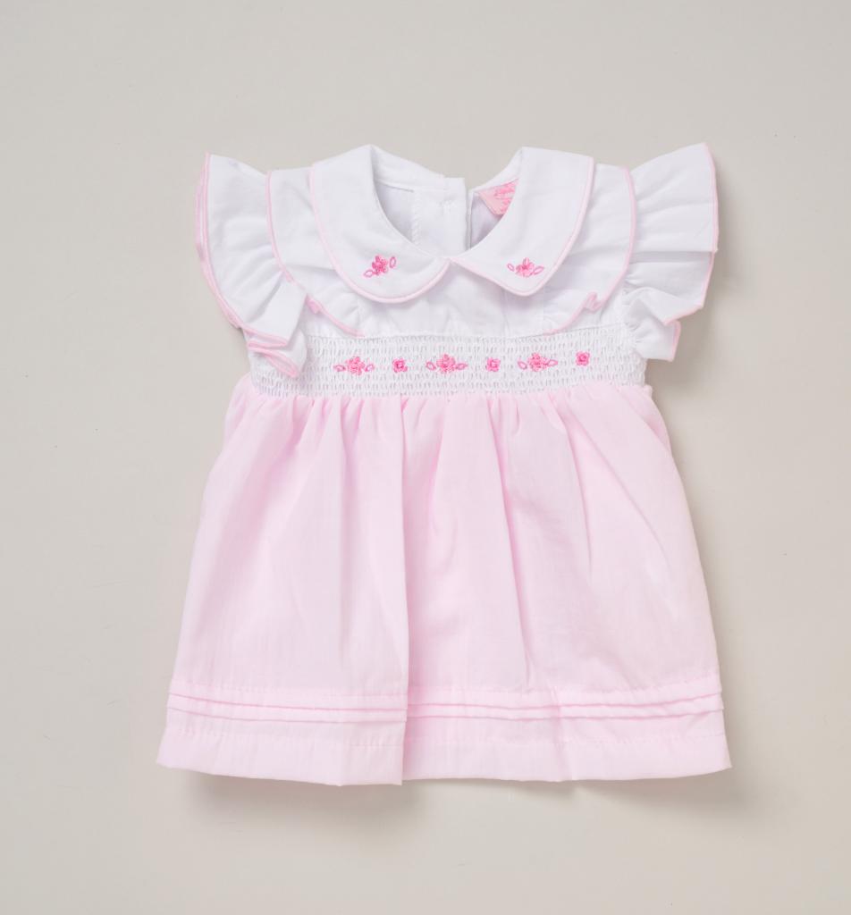 Rock a bye boutique F09186 INF 5056756574864 RBF09186B Smocked Dress Set (9-24 months)