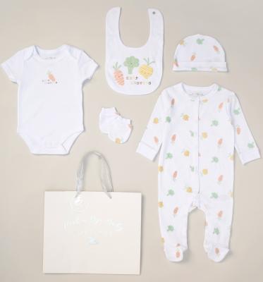 Rock a bye boutique F10002NB * RBF10002W "Keep Growing" 5 Piece Layette Set (Nb-6 months)