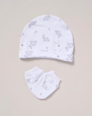 Rock a bye boutique F10110 * RBF10115-Wp 8 Piece "Bunny" Layette Set (NB only)