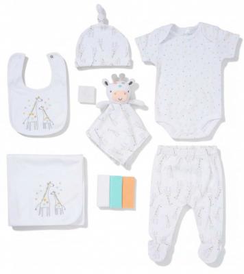 Rock a bye boutique F10339 * RBF10339-W 10 Piece Layette "Giraffe" (Nb-6 months)