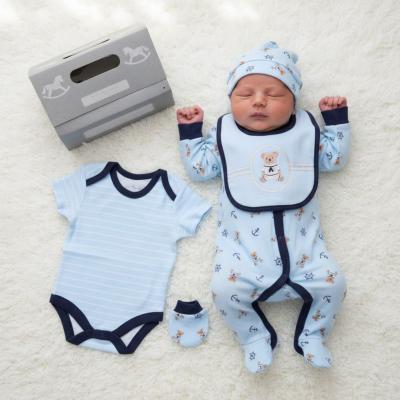 RBF10396S   Teddy Box 5 Piece Layette Set  (Nb-6 months)