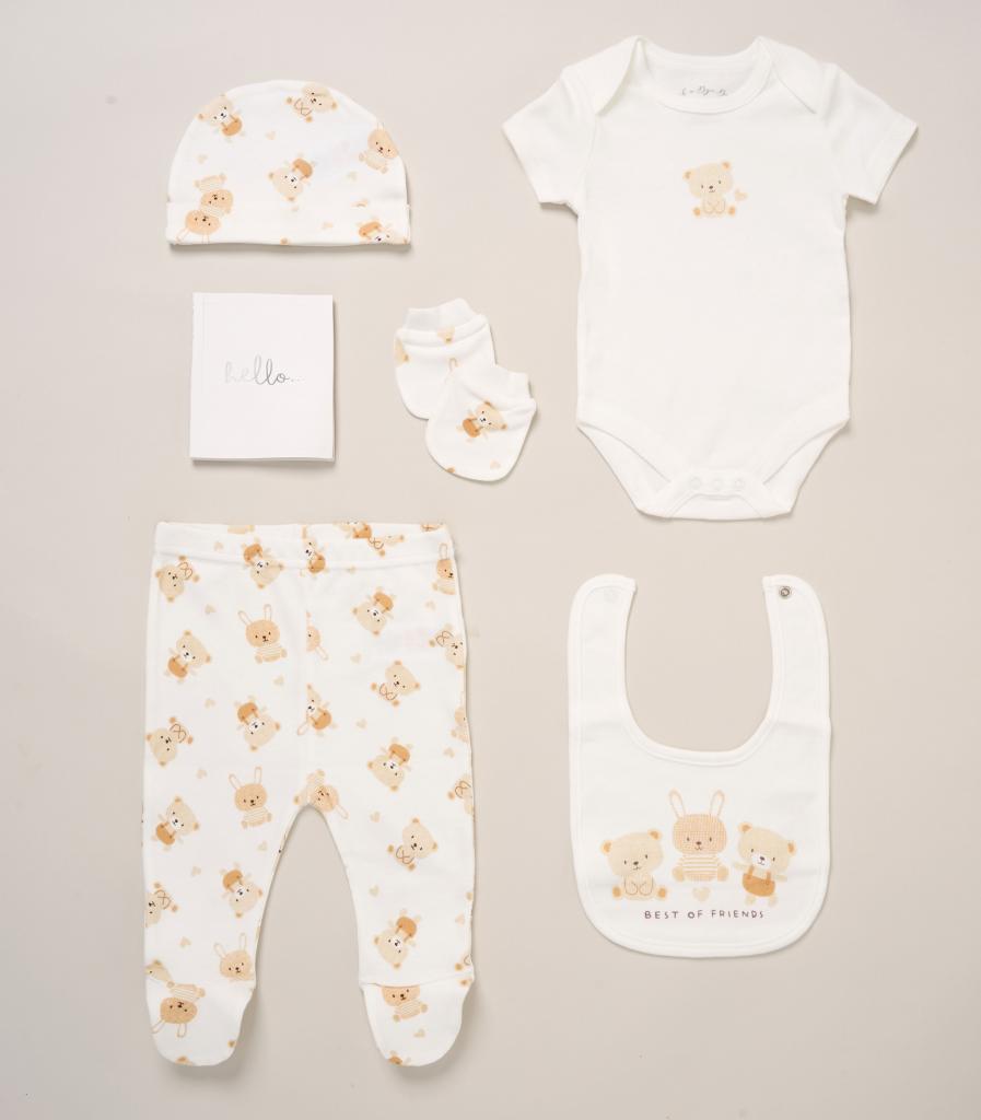 Rock a bye boutique F10687  RBF10687W  Baby Memory Book 6 Piece Set (NB - 6m)