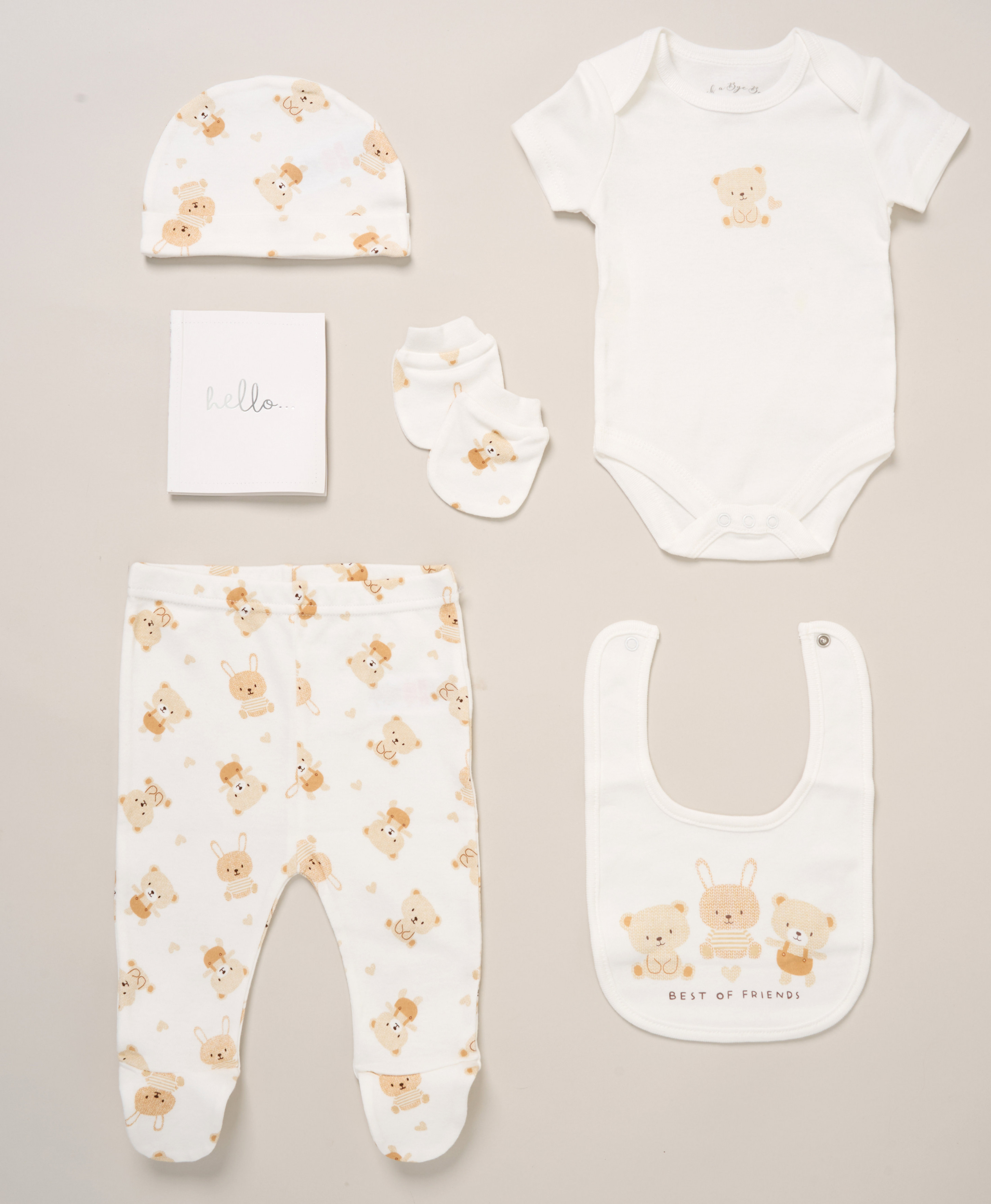 Rock a bye boutique F10687 * RBF10687  Baby Memory Book 6 Piece Set (NB - 6m)