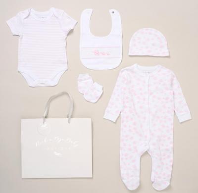 Rock a bye boutique F10705NB * RBF10705W  Elephant 5 Piece Layette Set (Nb-6 months)