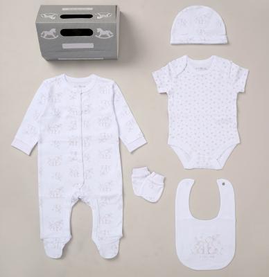 Rock a bye boutique F10709NB * RBF10709W Love You 5 Piece Layette Set (Nb-6 months)