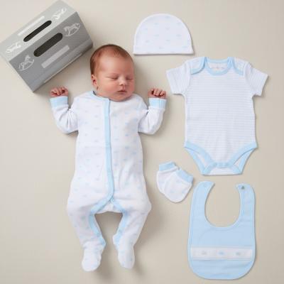 RBF10713S  Sky Crown  5 Piece Layette Set  (Nb-6 months)