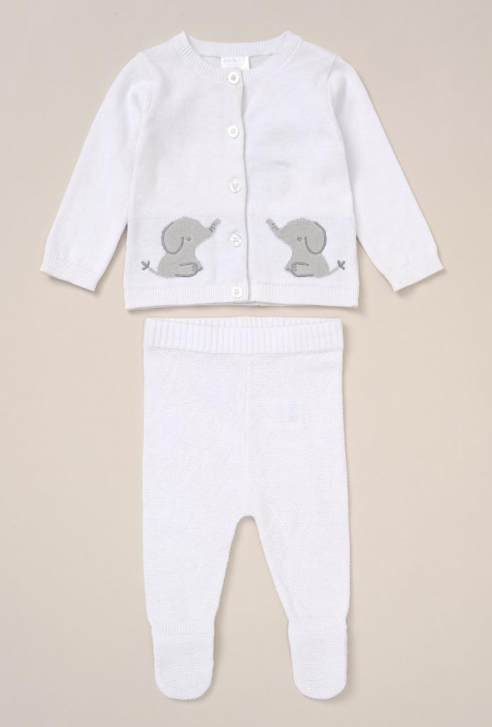Rock a bye boutique G10830 * RBG10830 Elephant True Knit Cotton Set (0-12 months)