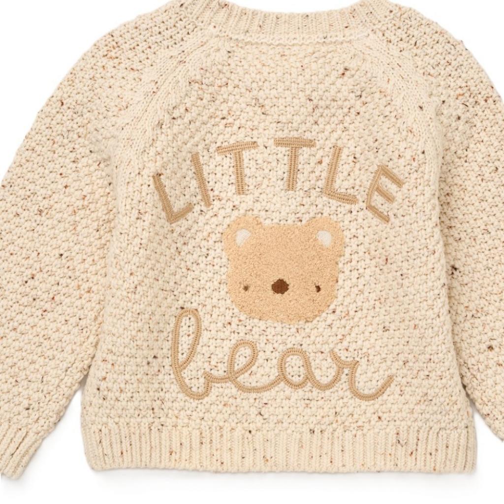 Rock a bye boutique G10831 * RBG10831 Natural "Little Bear" Cardigan (0-12 months)