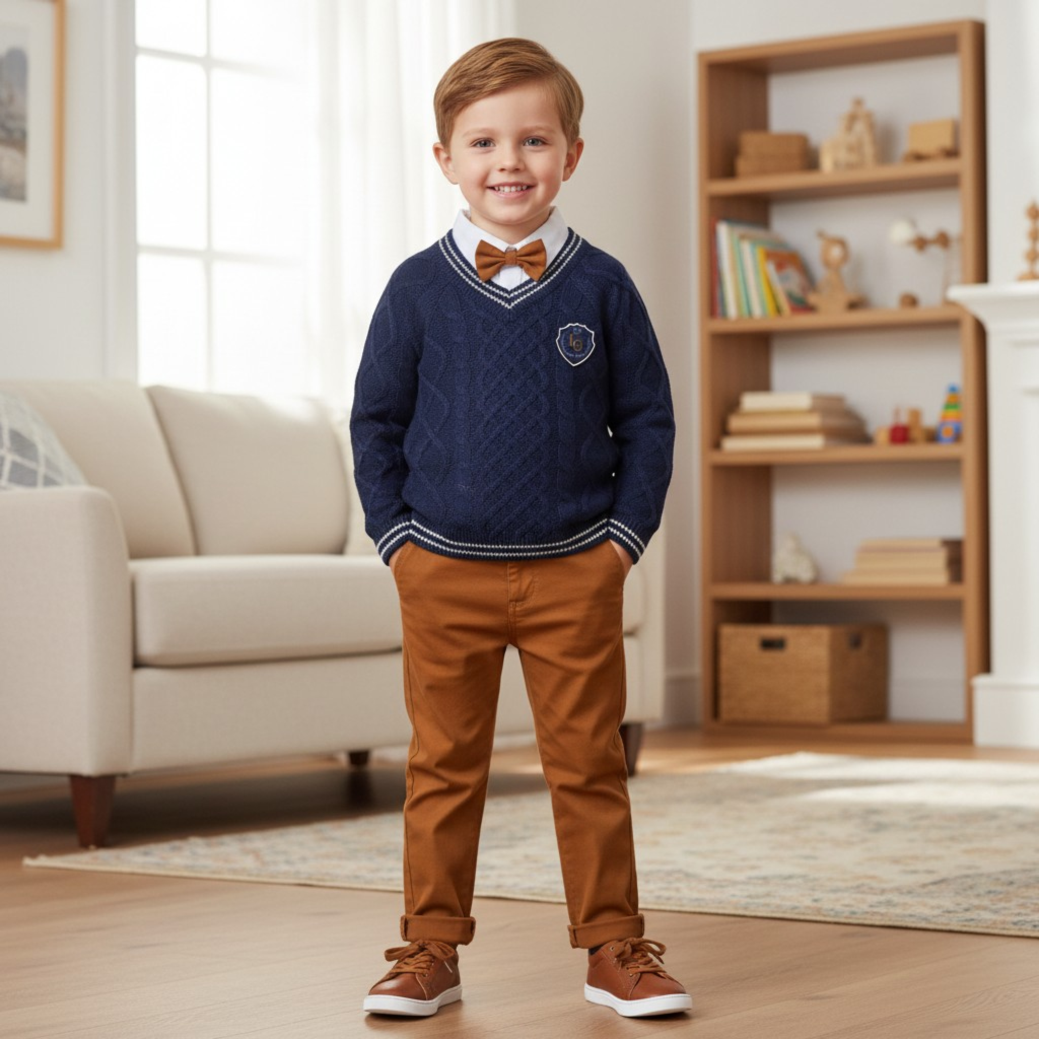 Rock a bye boutique G10993 * RBG10993-B Knitted Three Piece (2-4 years)