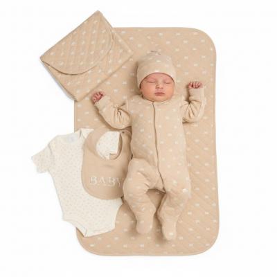 RBG12265B  Quilted Layette with Changing Mat  (NB - 6 months)