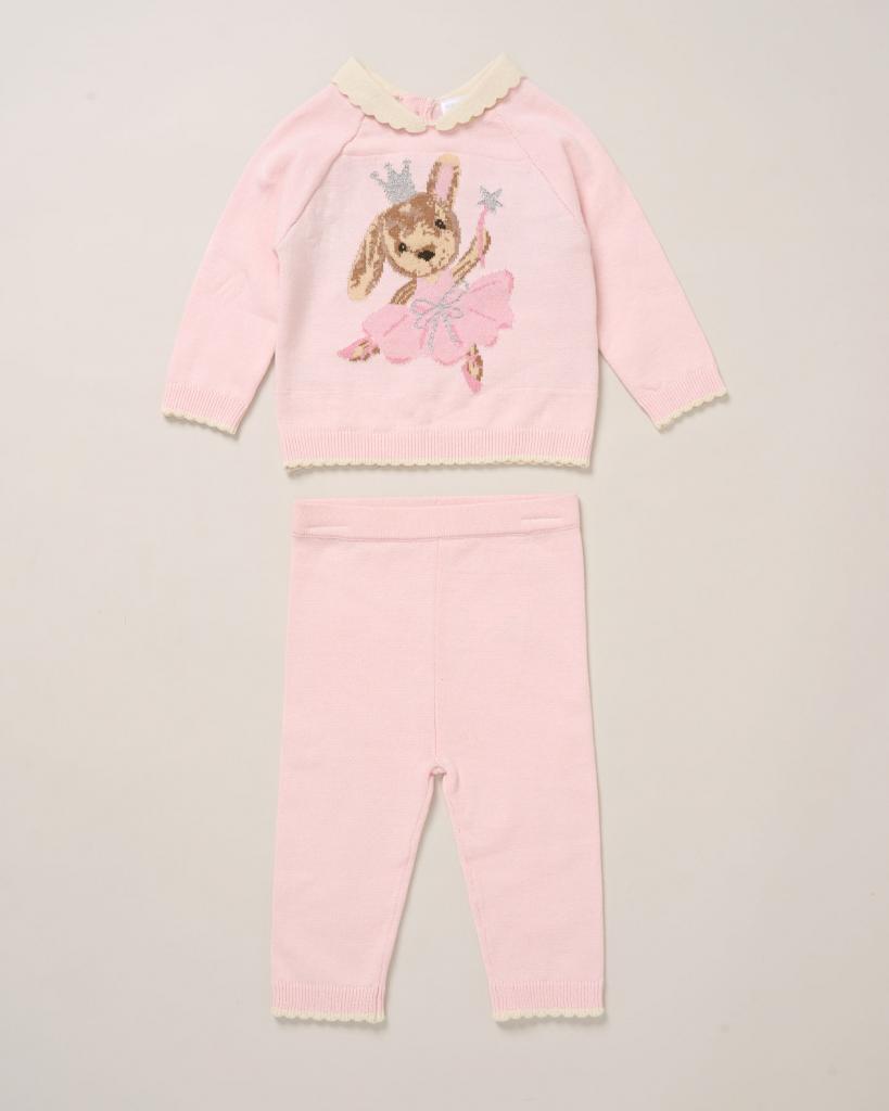 Rock a bye boutique G12469 * RBG12469 Dancing Bunny  True Knit Cotton Set (0-12 months)