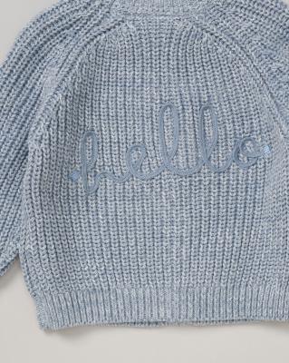 Rock a bye boutique g12760NB * RBG12760 Blue "Hello" Cardigan (0-12 months)