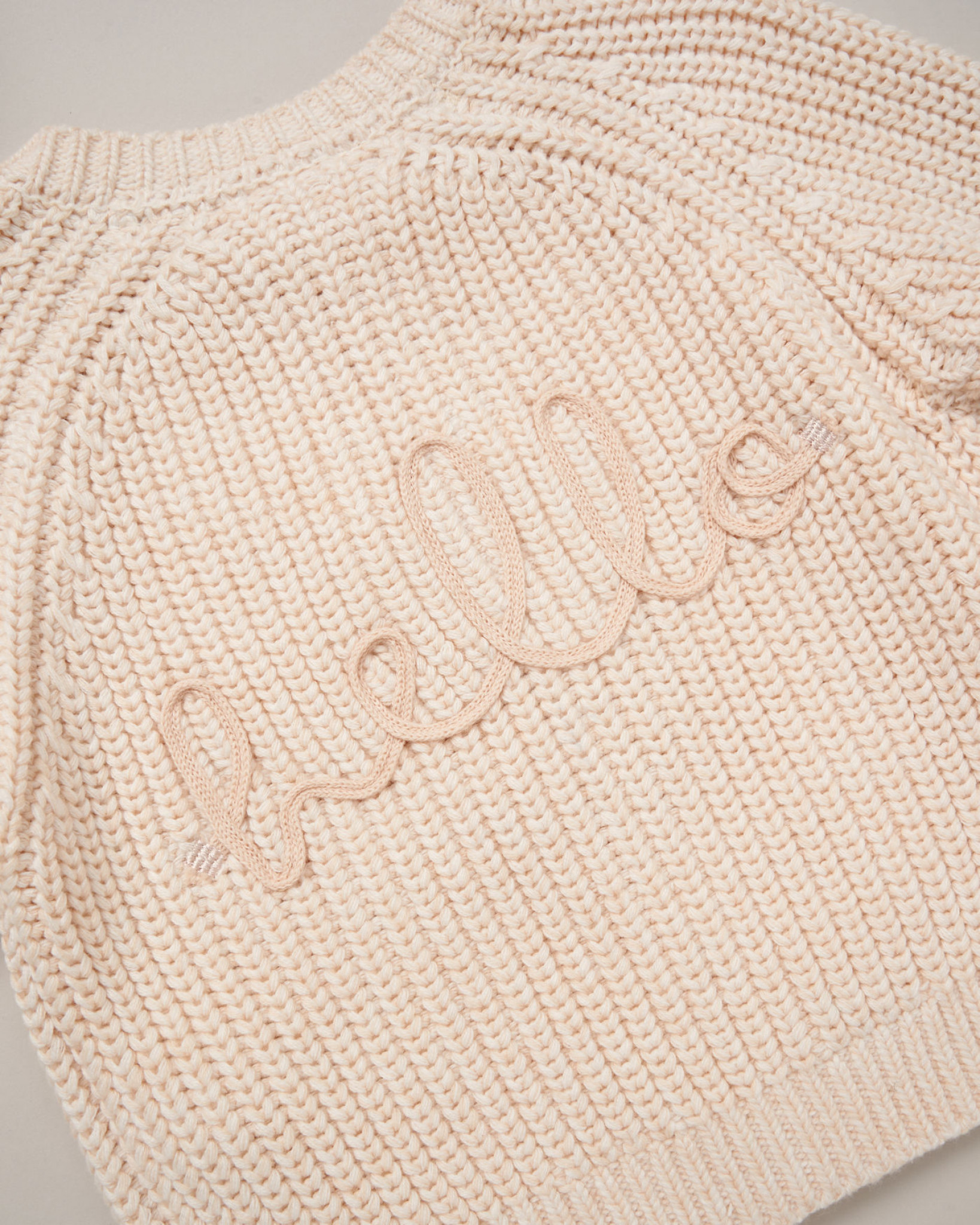 Rock a bye boutique g12761NB * RBG12761 Cream "Hello" Cardigan (0-12 months)