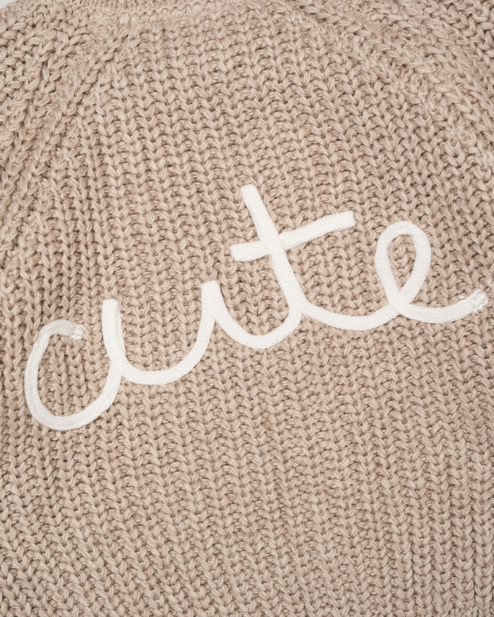 Rock a bye boutique g12764 * RBG12764 Beige "Cute" Cardigan (0-12 months)