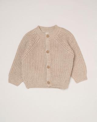 Rock a bye boutique g12764 * RBG12764 Beige "Cute" Cardigan (0-12 months)