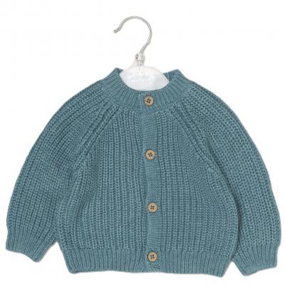 Rock a bye boutique g12765NB * RBG12765 Teal "Cute" Cardigan (0-12 months)
