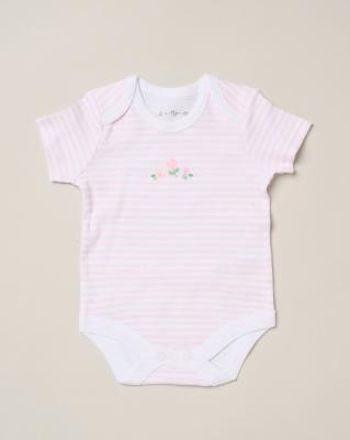 Rock a bye boutique H12676NB * RBH12676 "Roses" 5 Piece Layette Set Net Bag (Nb-6 months)