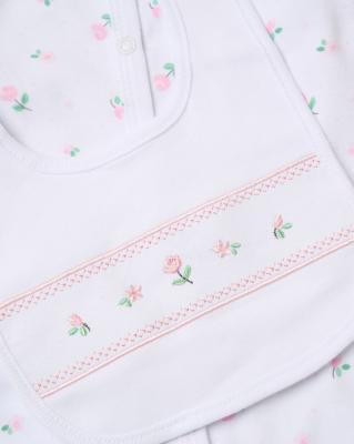 Rock a bye boutique H12676NB * RBH12676 "Roses" 5 Piece Layette Set Net Bag (Nb-6 months)
