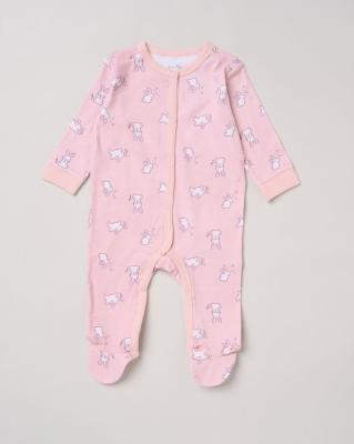Rock a bye boutique H12677NB * RBH12677 "Bunny" 5 Piece Layette Set (Nb-6 months)