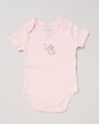 Rock a bye boutique H12677NB * RBH12677 "Bunny" 5 Piece Layette Set (Nb-6 months)