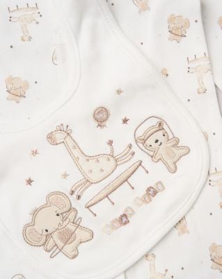 Rock a bye boutique H12671NB * RBH12753 "Play Time" 5 Piece Layette Set (Nb-6 months)