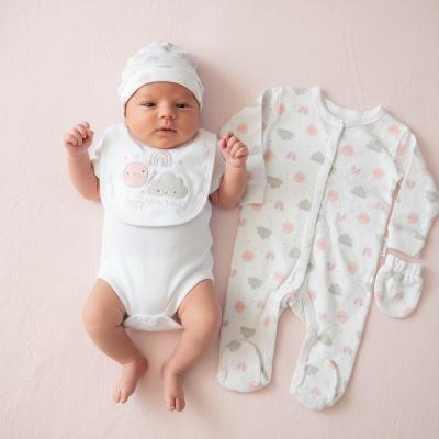 RBH12759  "Rainbow" 5 Piece Layette Set  (Nb-6 months)