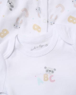 Rock a bye boutique H12777NB * RBH12777 "ABC" 5 Piece Layette Set (Nb-6 months)