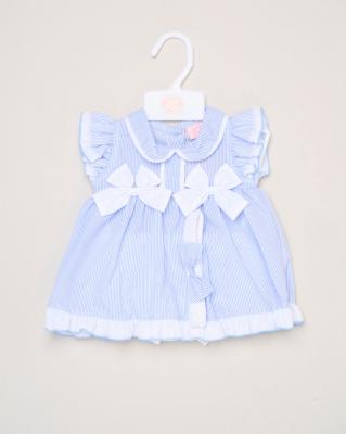 Rock a bye boutique H12800NB * RBH12800-A Double Bows Dress Set (0-9 months)