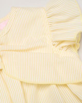 Rock a bye boutique H12803INF * RBH12803-B Stripe and bow  Dress Set (9-24 months)