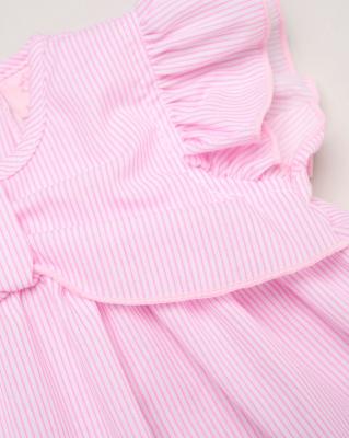 Rock a bye boutique H12803INF * RBH12803-B Stripe and bow  Dress Set (9-24 months)