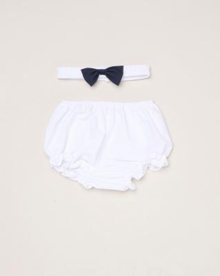 Rock a bye boutique H12805INF * RBH12805-B Sailor BowDress Set (9-24 months)