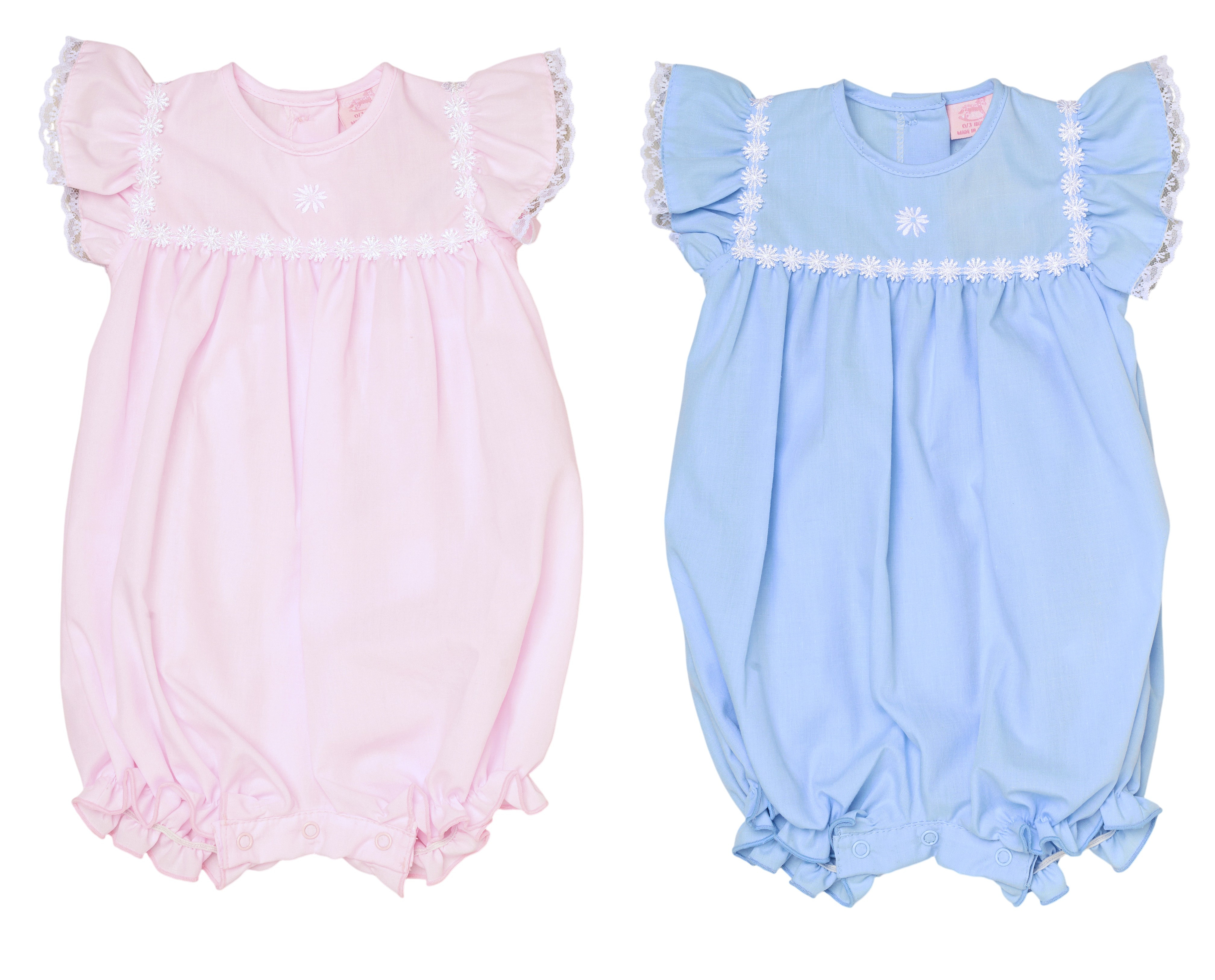 Rock a bye boutique H12806NB * RBH12806 Daisy Romper (0-9 months)