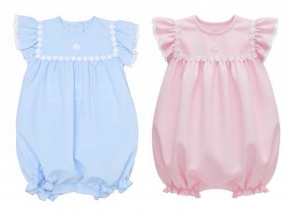 RBH12806p  Daisy Romper  (0-9 months)