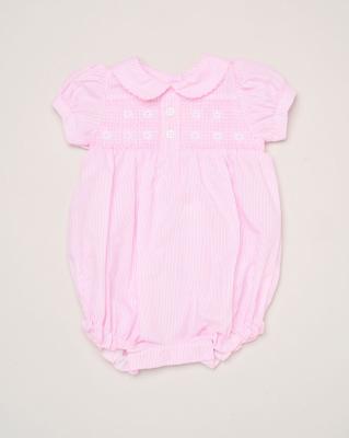 Rock a bye boutique H12807NB * RBH12807 Daisy Smocked Romper (0-9 months)