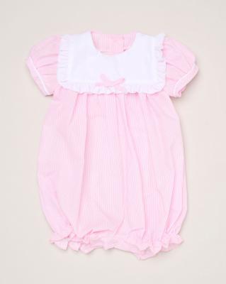 Rock a bye boutique H12807NB * RBH12808 Striped Bow Romper (0-9 months)