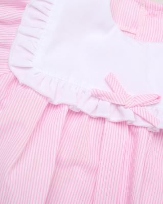 Rock a bye boutique H12807NB * RBH12808 Striped Bow Romper (0-9 months)