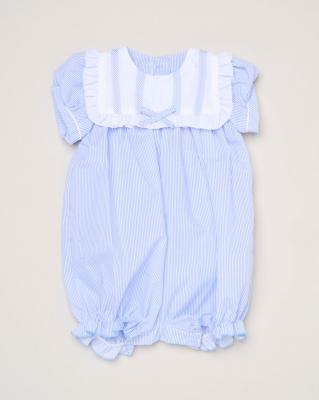 Rock a bye boutique H12807NB * RBH12808 Striped Bow Romper (0-9 months)