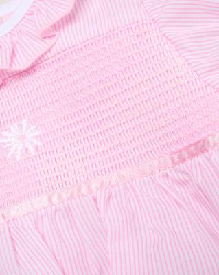 Rock a bye boutique H12810NB * RBH12810 Daisy Smocked Romper (0-9 months)