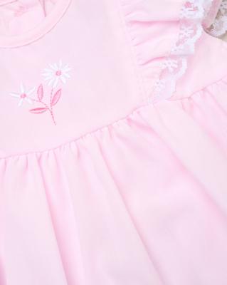 Rock a bye boutique H12819INF * RBH12819-B Floral and Lace Dress Set (9-24 months)