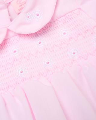 Rock a bye boutique H12820INF * RBH12820-B Smocked Dress Set (9-24 months)